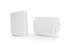 Front. Definitive Technology - Dymension 6.5" 2-Way Outdoor Wall Mount Speakers Pair - White.