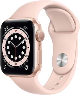 Refurbished Excellent - Apple Watch Series 6 Aluminum 40mm A2291 (GPS Only, No Cellular) - Gold - (2020)