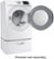 Alt View Zoom 3. Samsung - 7.5 Cu. Ft. Stackable Electric Dryer with Sensor Dry - White.