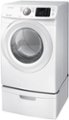 Left Zoom. Samsung - 7.5 Cu. Ft. Stackable Electric Dryer with Sensor Dry - White.