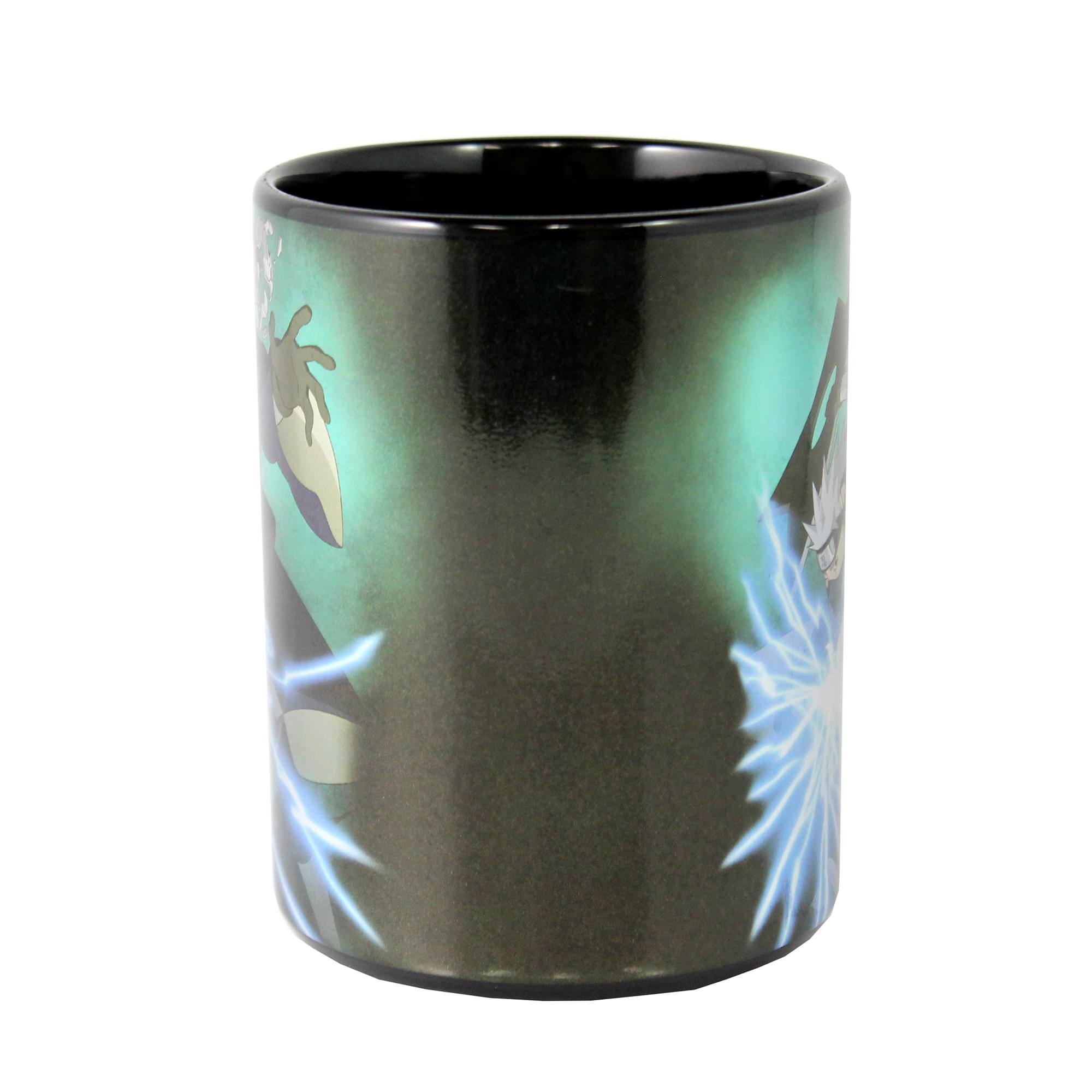 Alt View 10. Just Funky - Naruto Shippuden Kakashi and Obito 16 Ounce Ceramic Mug - Black/White.