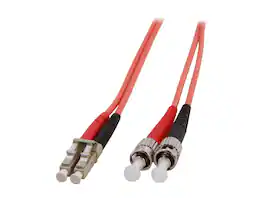 StarTech.com - FIBLCST2 6.4 ft. Multimode 62.5/125 Duplex Fiber Patch Cable LC - ST