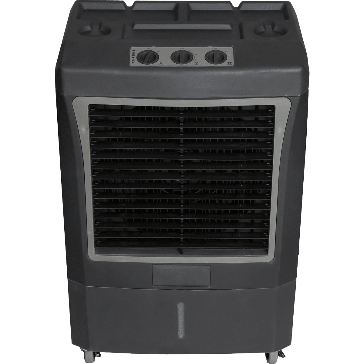 Alt View 4. Hessaire - Hessaire MC37V 3,100 CFM Portable Evaporative Cooler - Dark Gray.