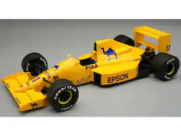 Lotus 101 #11 Nelson Piquet 3rd Place F1 "British GP" 1989 "Mythos Series" w/ Display Case 1/18 Model Car by Tecnomodel