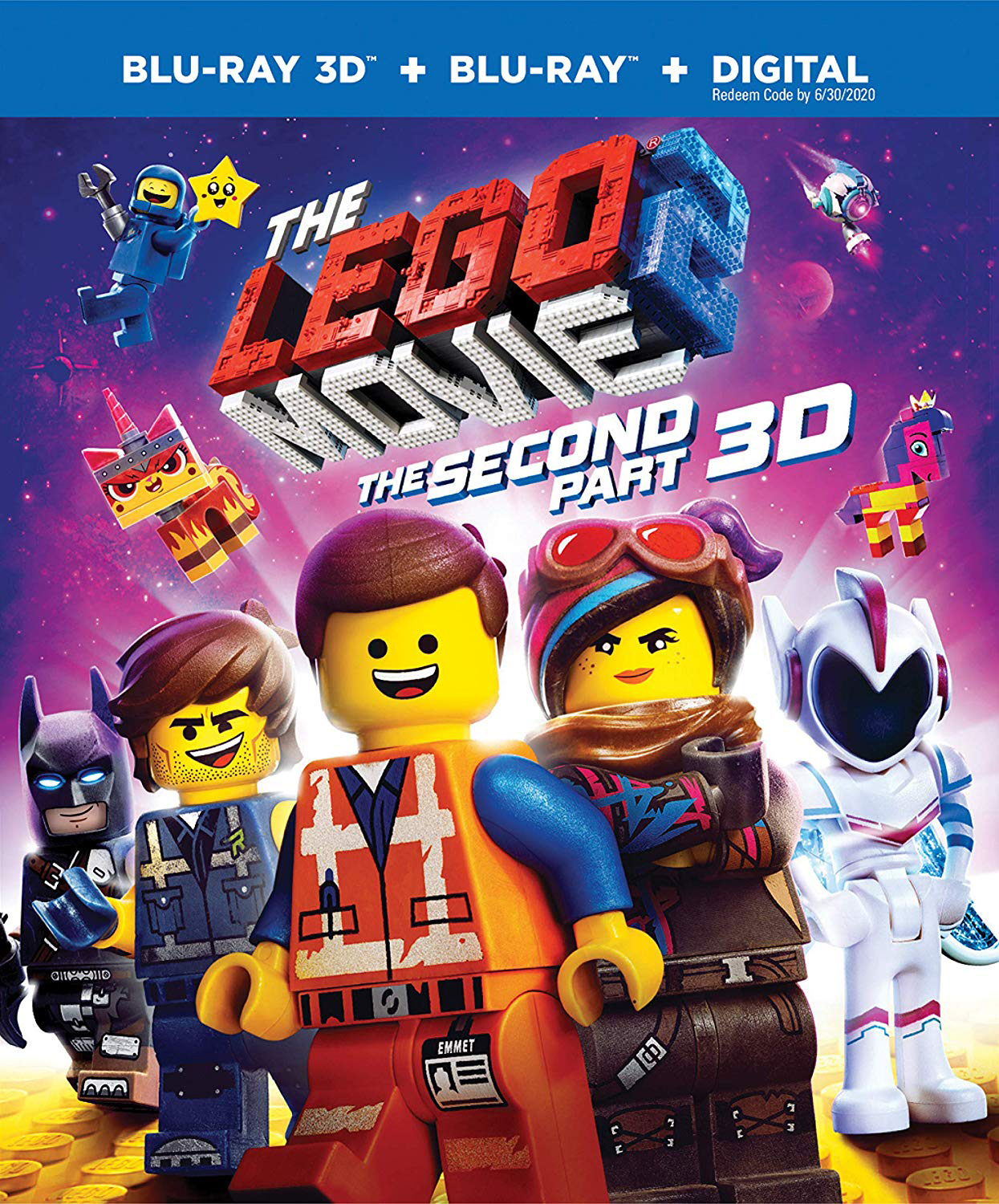 The LEGO Movie Second Part [3D] [Blu-ray] Digital Copy] [Blu-ray/Blu-ray 3D] [2019] - Best