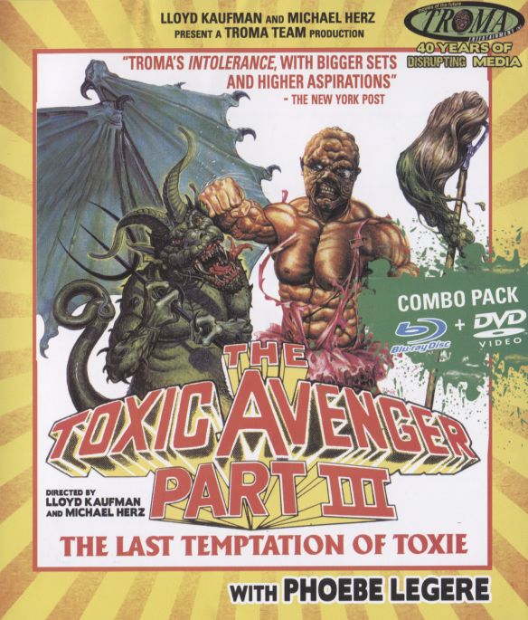 The Toxic Avenger Part III: The Last Temptation Of Toxie [2 Discs] [Blu-ray/DVD] [1989]