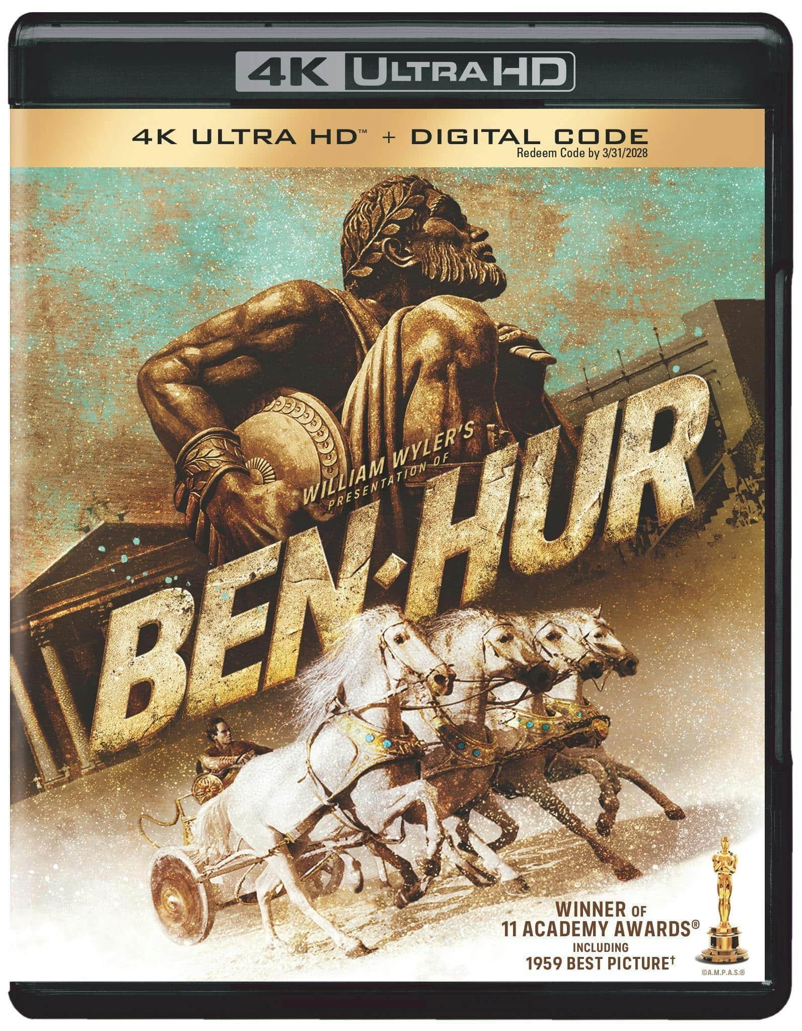 Ben-Hur (4K Ultra HD + Digital) [UHD] [Standard] [4K Ultra HD Blu-ray]