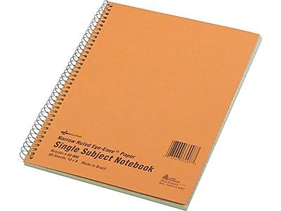 Narrow Ruled Eye-Ease® Paper Single Subject Notebook
33-000
80 Sheets / 18 x 8
Made in Brazil