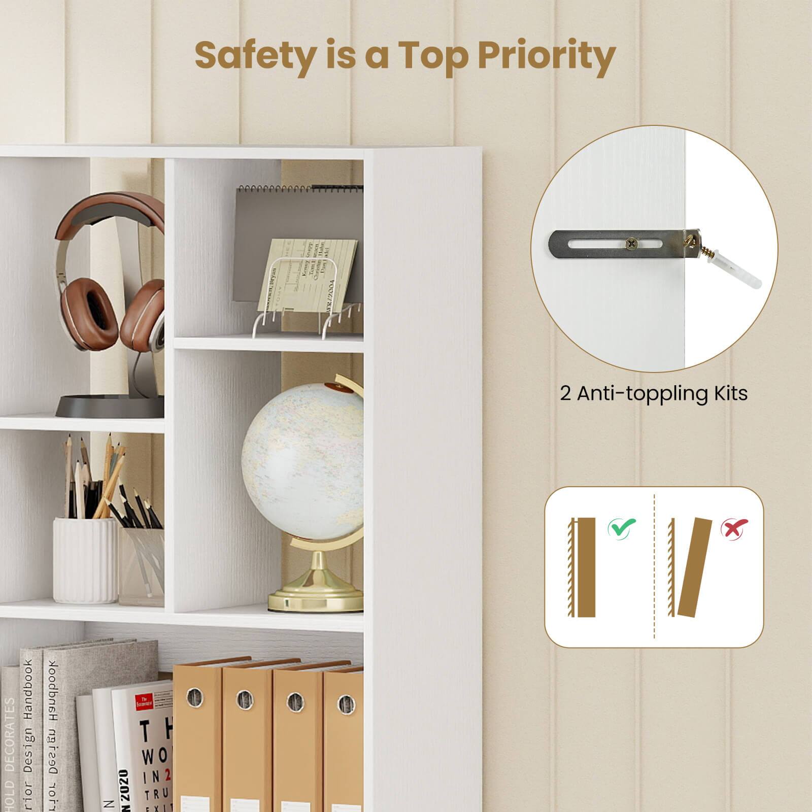 Safety is a Top Priority

2 Anti-toppling Kits

DECORATES HOLD Handbook Design

TWO IN 2020 TRU