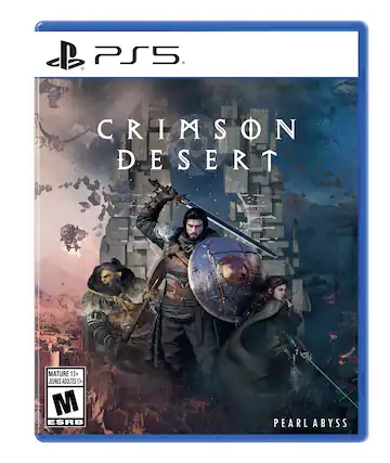 PS5 CRIMSON DESERT MATURE 17+ JEUNES ADULTES 17+ M ESRB PEARL ABYSS - M (Mature 17+)