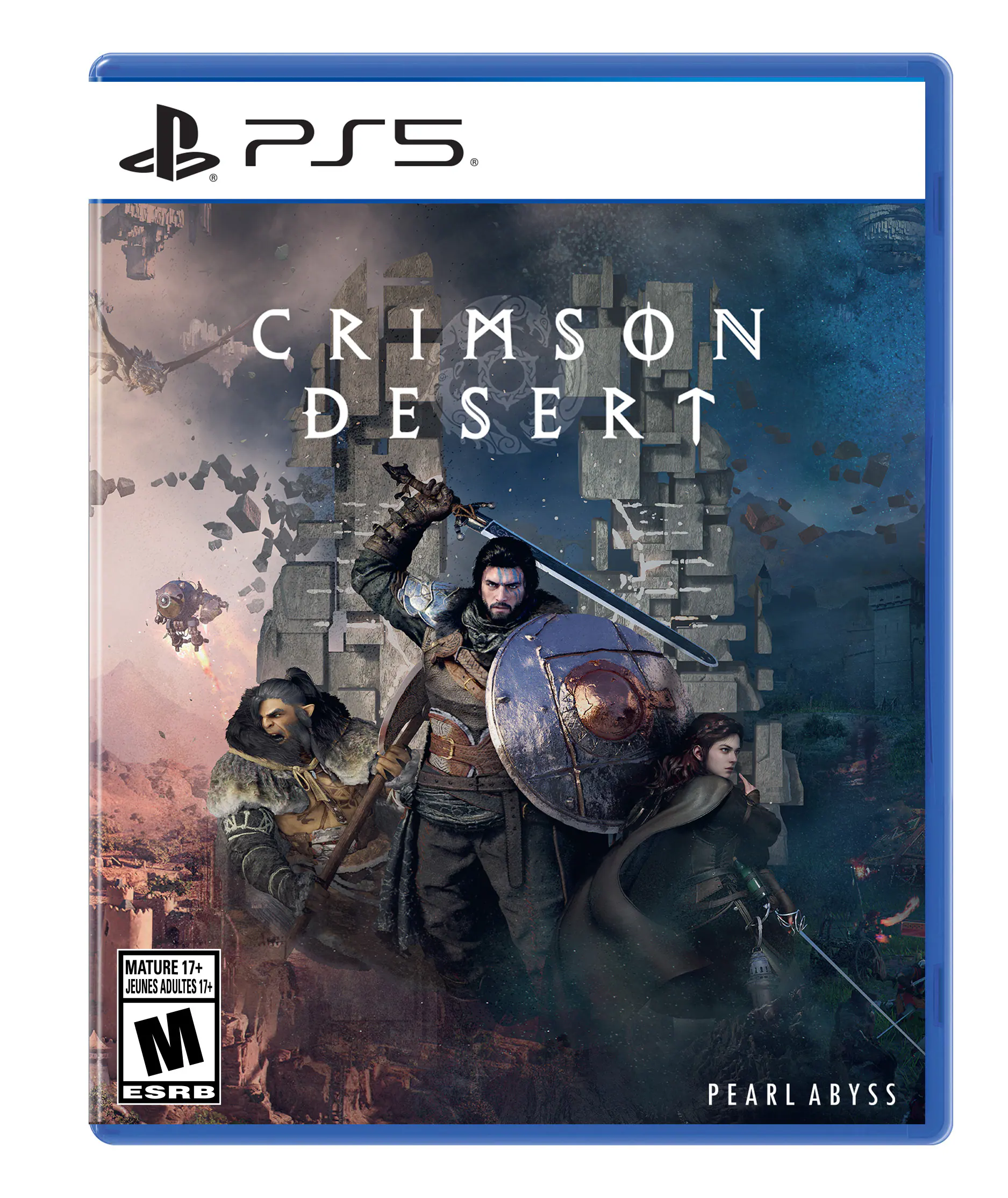 PS5 CRIMSON DESERT MATURE 17+ JEUNES ADULTES 17+ M ESRB PEARL ABYSS - M (Mature 17+)