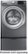 Alt View Zoom 1. Samsung - 4.2 Cu. Ft. 9-Cycle High-Efficiency Steam Front-Loading Washer - Platinum.