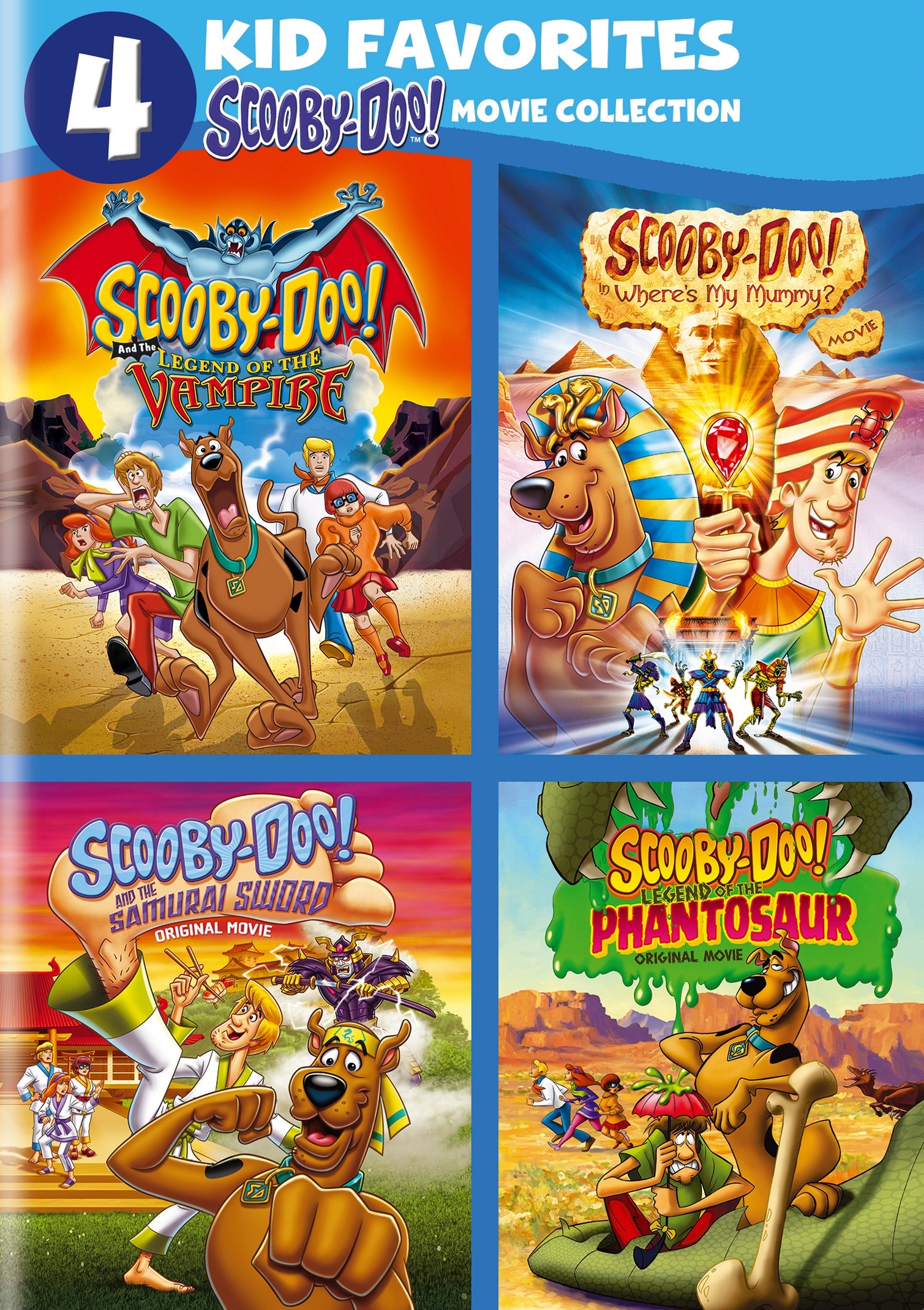 4 Kids Favorites: Scooby Doo! Movie Collection [DVD]