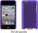 Front Standard. Griffin Technology - Ice Outfit for 5th-Generation Apple® iPod® touch - Purple.