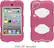 Front Standard. Griffin Technology - Survivor Case for 4th Generation Apple® iPod® touch - Pink/White.