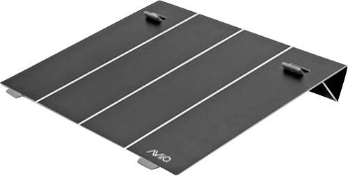 Angle Standard. AViiQ - Portable Laptop Stand - Satin Black.