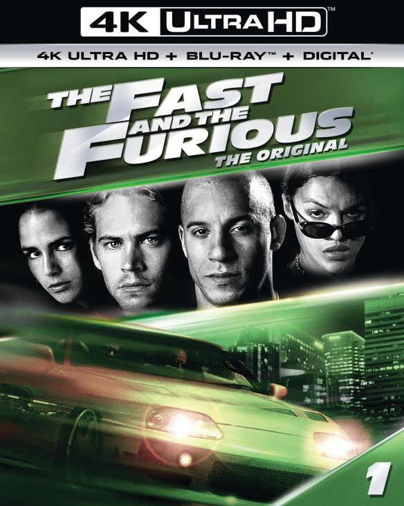 The Fast and the Furious [Includes Digital Copy] [4K Ultra HD Blu-ray/Blu-ray] [2001]