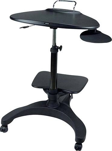 Angle Standard. Prestige - Aidata PopDesk Mobile Laptop Desk - Black.