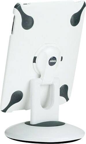 Angle Standard. Prestige - Aidata SpinStation Stand for Apple® iPad® and iPad 2 - White/Gray.