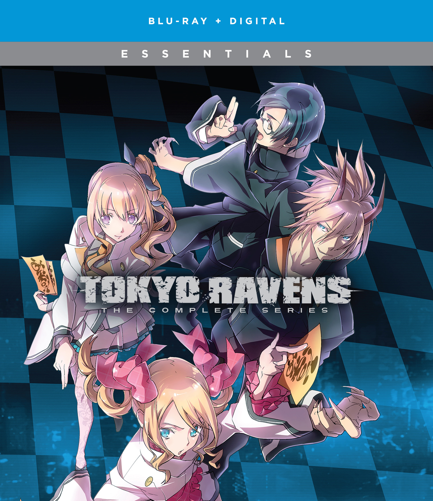Tokyo Ravens Season 1 Part 2 (2014) Blu-Ray DVD Anime w/ULTRA RARE SLIPCOVER