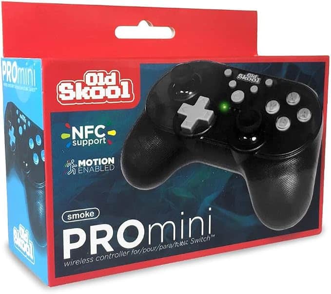 Old Skool - PROmini Controller for Nintendo Switch - Smoke Black