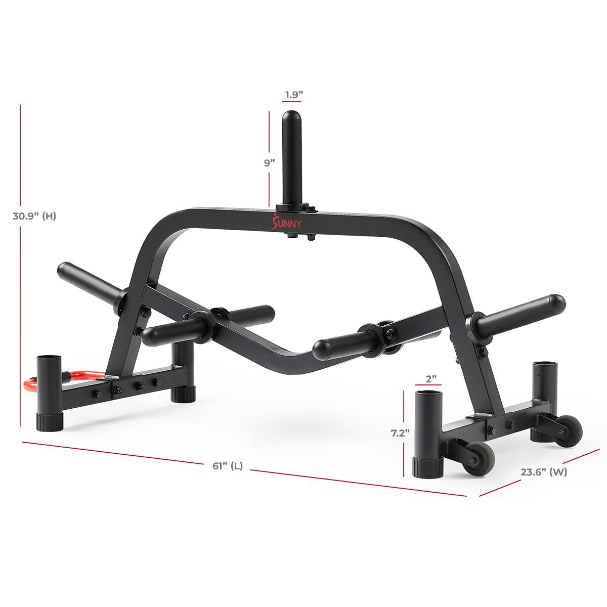 SUNNY, 1.9", 9", 30.9" (H), 2", 7.2", 61" (L), 23.6" (W)