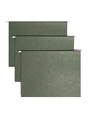 Smead - Hanging File Folder, 5-Tab, Letter, Standard 25/Box (64055) - Green