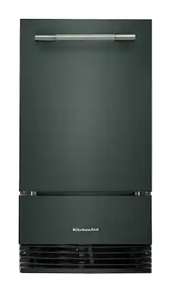 Front. KitchenAid - 18 inch 35-Lb. Ice Maker - Juniper.