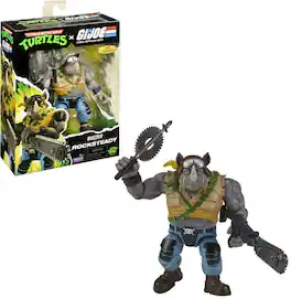 PopMarket - Teenage Mutant Ninja Turtles x G.I. Joe - Buzzer x Rocksteady Action Figure (TMNT) - COLLECTIBLES - Multicolor