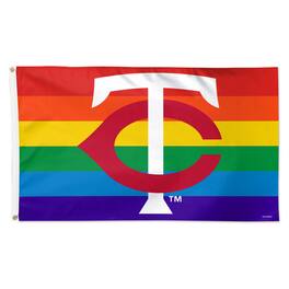 WinCraft - 3' x 5' Single-Sided Deluxe Team Pride Flag - Multicolor