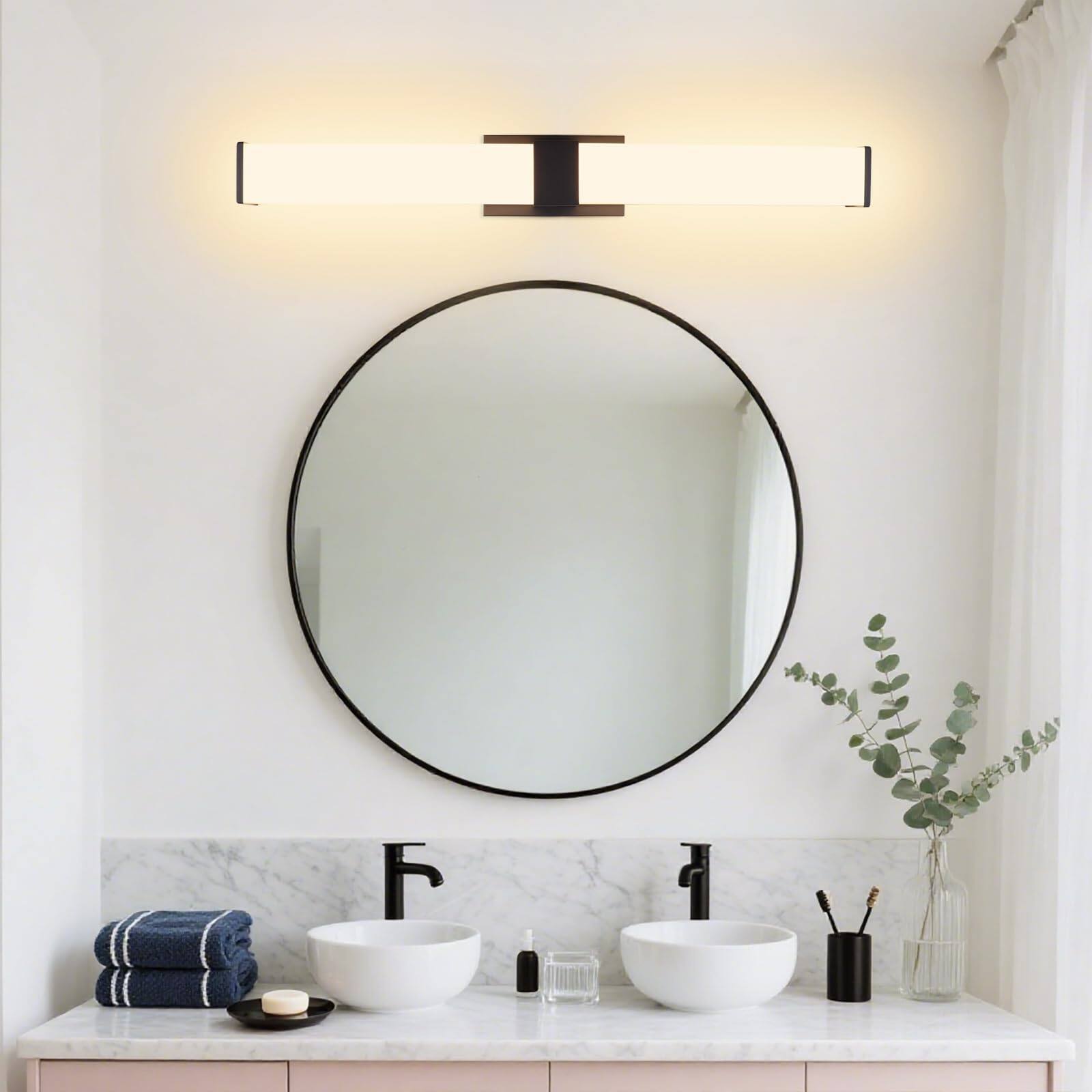 Alt View 3. Comfort Essence - n Modern Wall Sconces Dimmable Bathroom Vanity Lights k Warm Led Indoor Lighting For Stairs Living Room Bed - Gold 16 INCH-Rectangle.