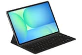 Samsung - Galaxy Tab S10 FE+ Book Cover Keyboard Slim AI Key - Black