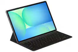 Samsung - Galaxy Tab S10 FE+ Book Cover Keyboard Slim AI Key - Black