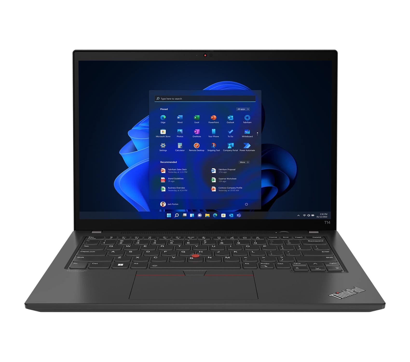 Lenovo - Refurbished Excellent - ThinkPad T14 G3 Core i7-1265U 1.8GHz, 16GB, 512GB SSD, 14inch FHD, Windows 11 Pro (Refurbished) - Black