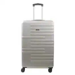 American Dreamliner - 30" Hardside Luggage with Expansion - SILVER GREY