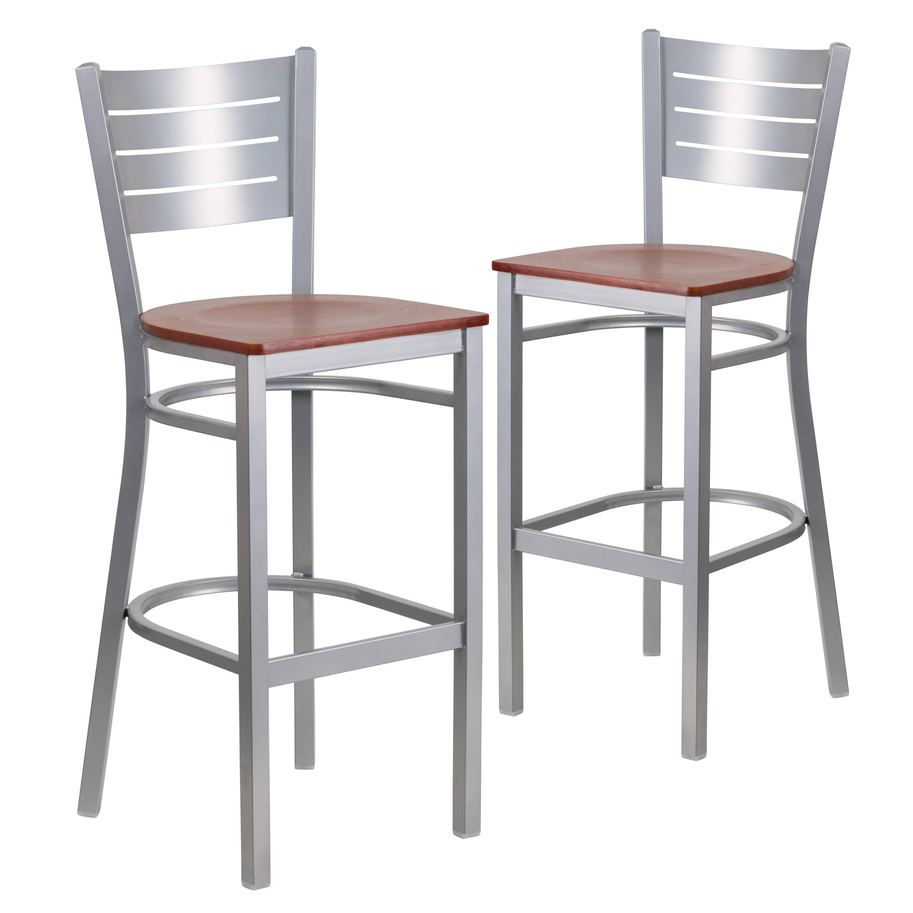 Silver Bar Stools