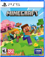 PS5 Minecraft Everyone 10+ Com 10+ ESRB Studios +3500 Tokens
