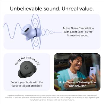 Google Pixel Buds 2a Wireless Earbuds with Active Noise Google Pixel Buds 2a Wireless Earbuds with Active Noise