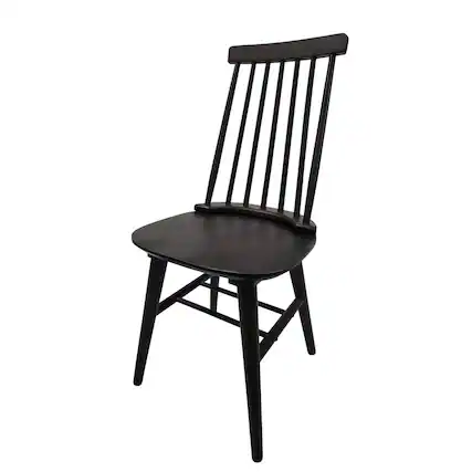Front. Carolina Chair & Table - Eton Dining Chair - Espresso - Brown.