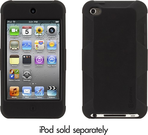  Griffin Technology - Protector Case for Apple® iPod® touch - Black