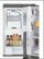 Alt View Zoom 5. LG - 24.5 Cu. Ft. Counter-Depth French Door Refrigerator with Thru-the-Door Ice and Water - Stainless steel.