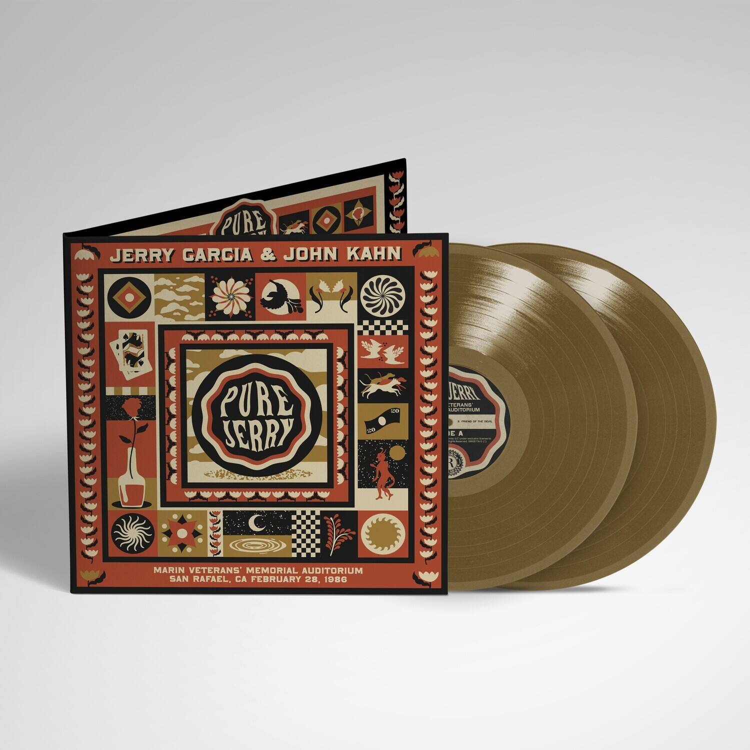 PURE JERRY GARCIA & JOHN KAHN  
PURE SERRY  
JERRY GARCIA & JOHN KAHN  
PURE SERRY  
MARIN VETERANS' MEMORIAL AUDITORIUM  
SAN RAFAEL, CA FEBRUARY 28, 1986