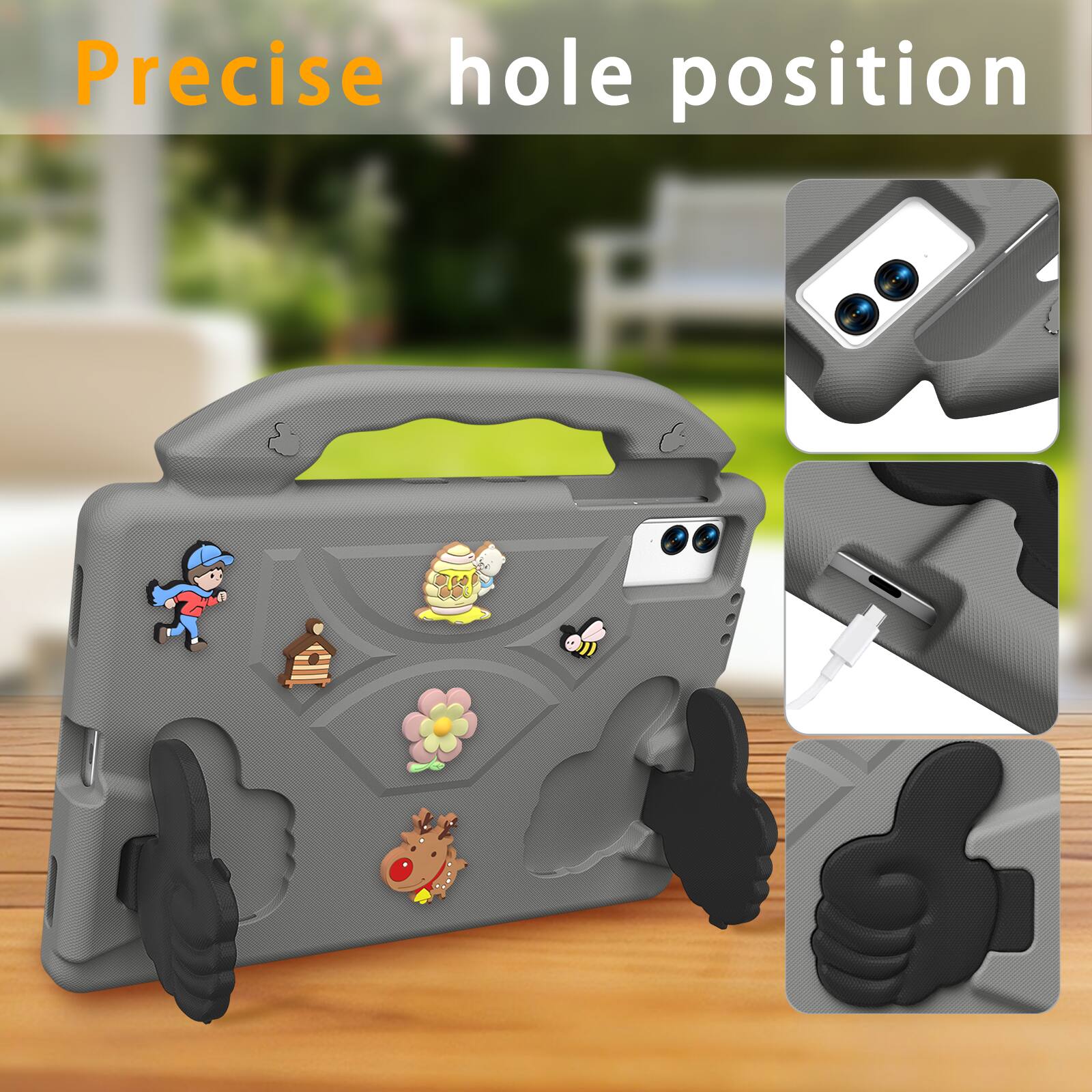 Precise hole position