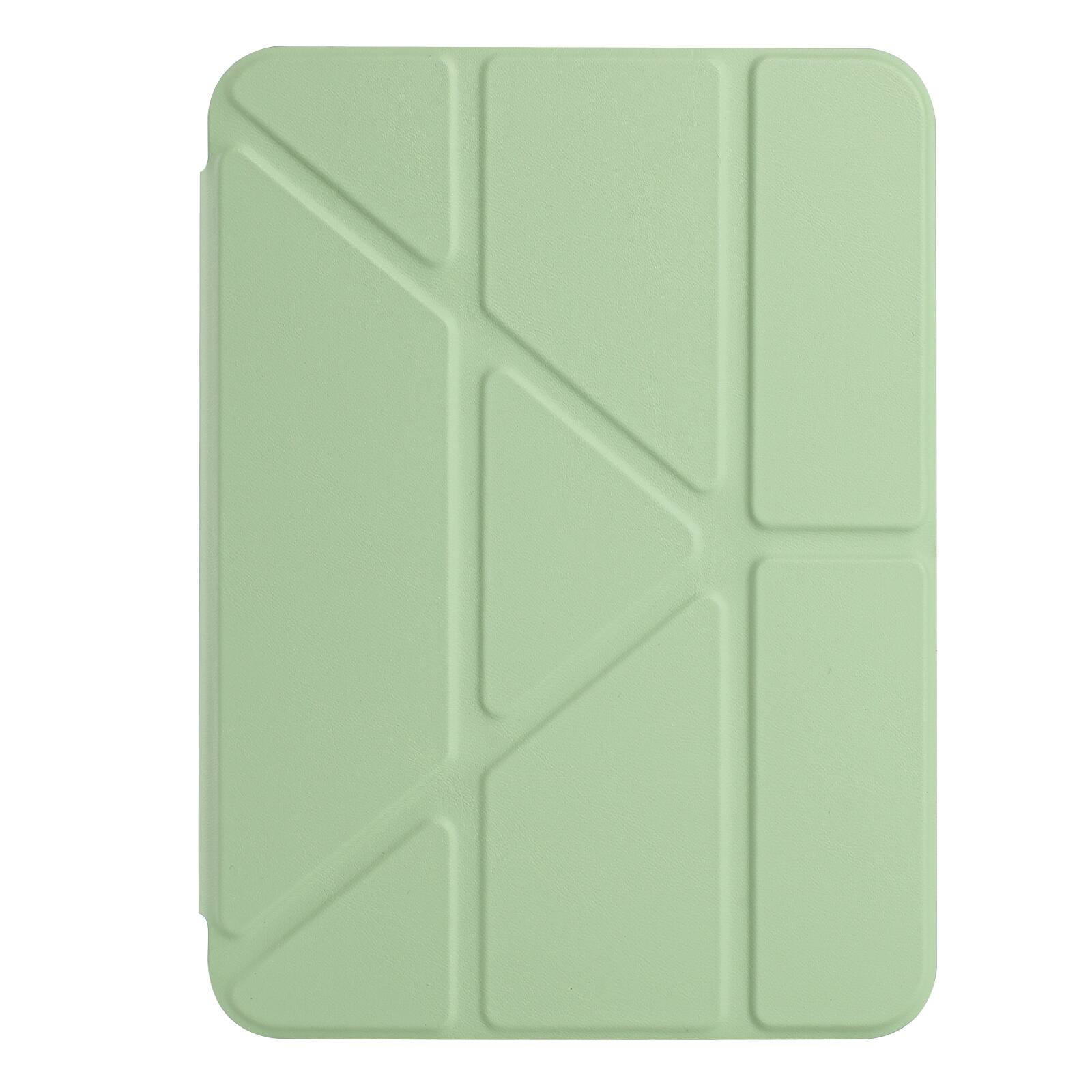 Alt View 6. Dteck - for Apple iPad mini (A17 Pro) 2024 & iPad mini 6th Gen 2021 Y-Fold Tablet Case,Shockproof Wallet Cover with Pen Holder - Green.