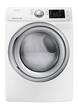 Samsung - 7.5 Cu. Ft. 11-Cycle Steam Gas Dryer - White - Larger Front