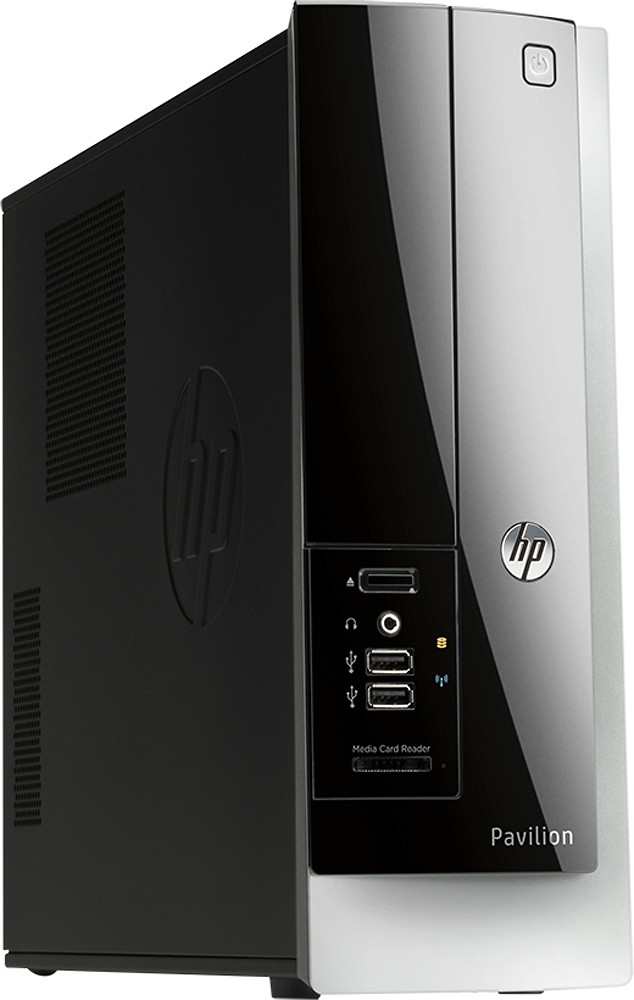 Best Buy: HP Pavilion Slimline Desktop AMD E1-Series 4GB Memory