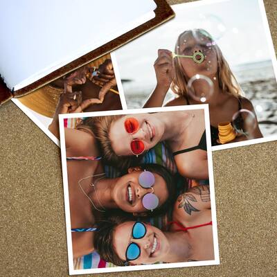 Papier Photo HP Sprocket ZINK Adhésif 3,5 X 4,25 Pouces - Paquet De 100 Feuilles Pour Imprimante Portable