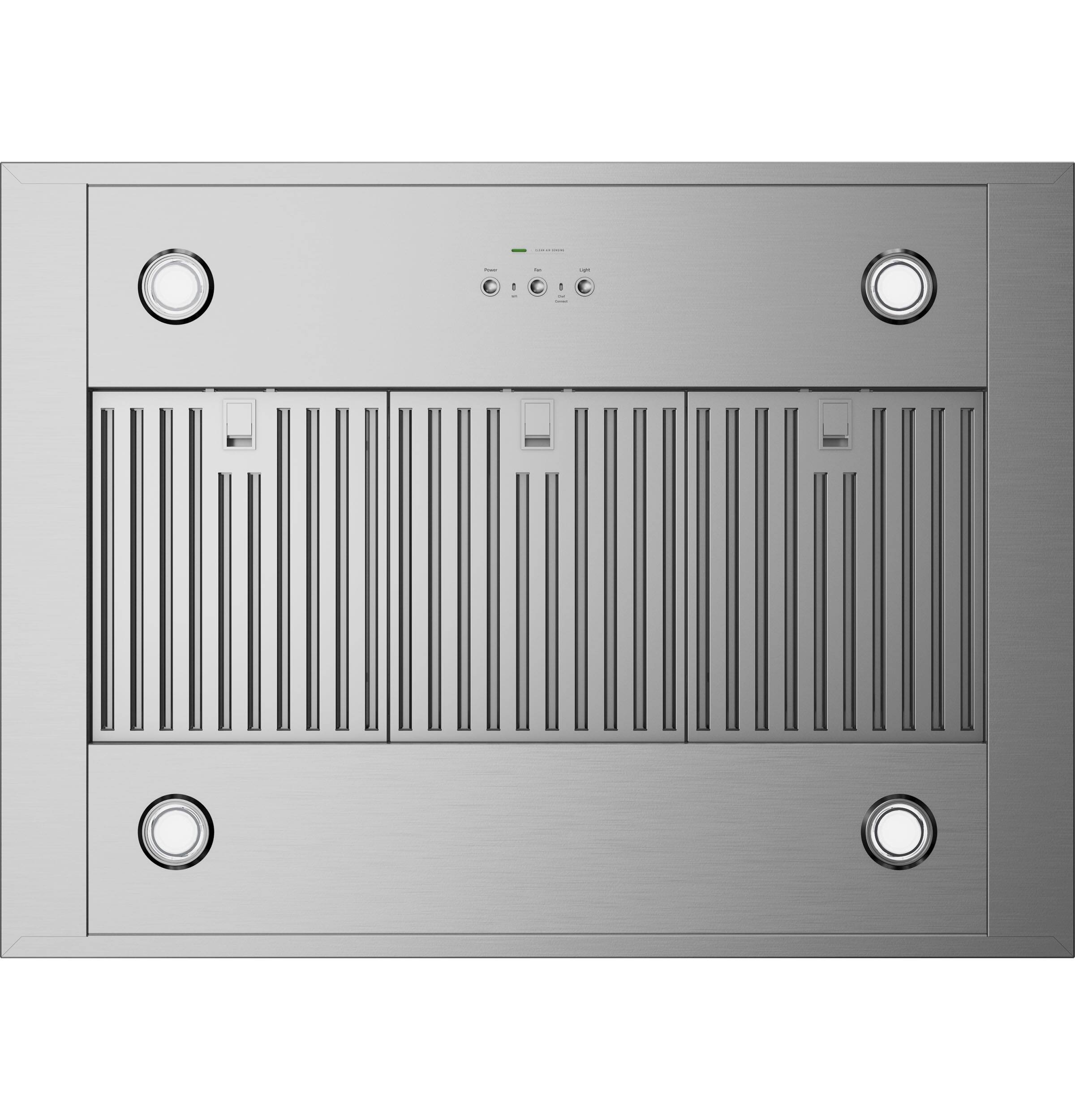 Alt View 11. GE Profile - 36" Convertible Range Hood - Stainless Steel.