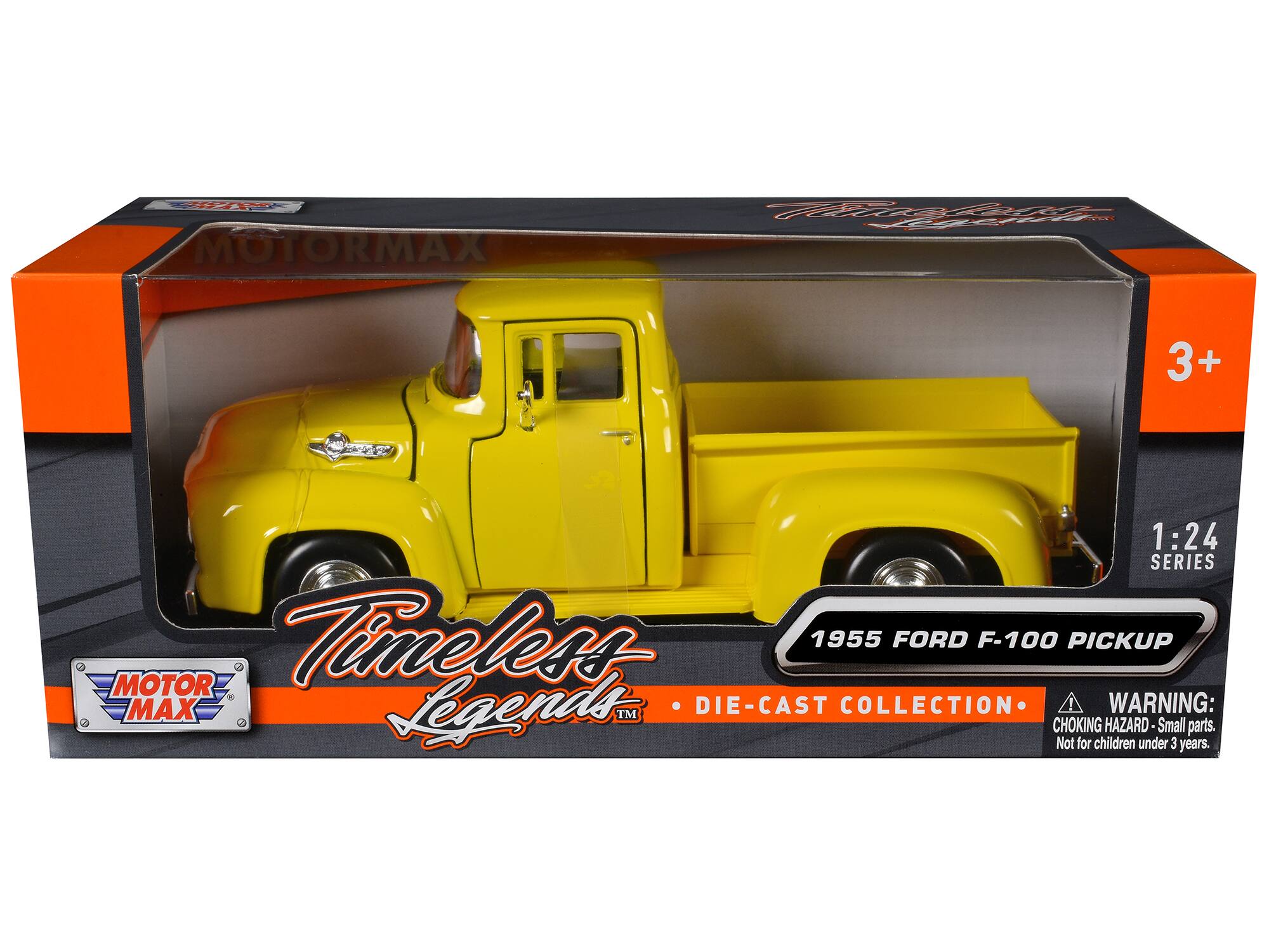 IAA MOTORMAX CUG C 3+ 1:24 SERIES MOTOR Timeless 1955 FORD F-100 PICKUP MAX Legends TM DIE-CAST COLLECTION WARNING: CHOKING HAZARD-Small parts. Not for children under 3 years.