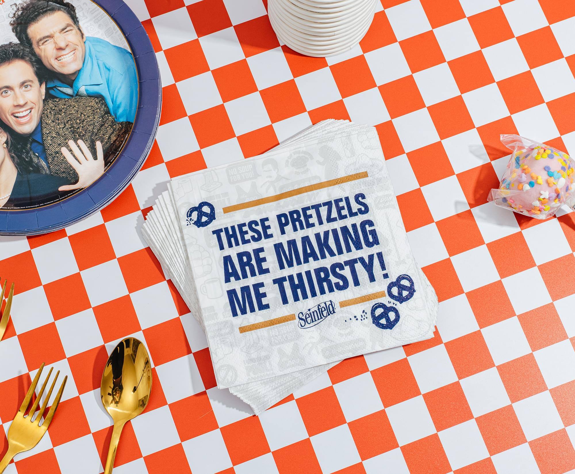 F NO SOUP FOR YOU! THESE PRETZELS ARE MAKING ME THIRSTY! Seinfeld

THESE PRETZELS ARE MAKING ME THIRSTY! Seinfeld